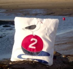 3a  Buoys and gulls personalised Cushion