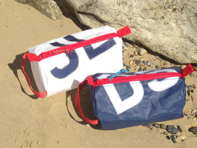 a) Personalised Sailcloth Wash Bags