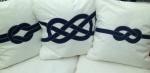 Set of 3 Nautical Knot cushions